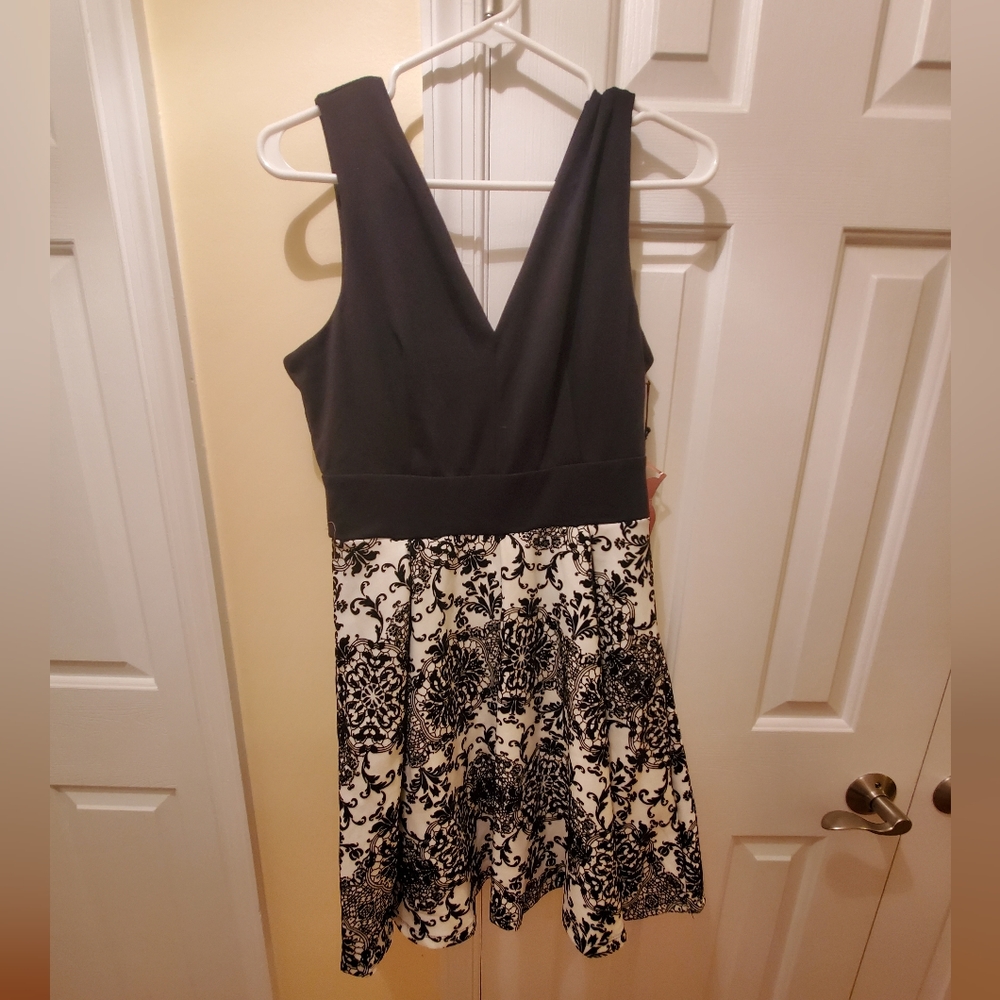 Black and White Party Dress
